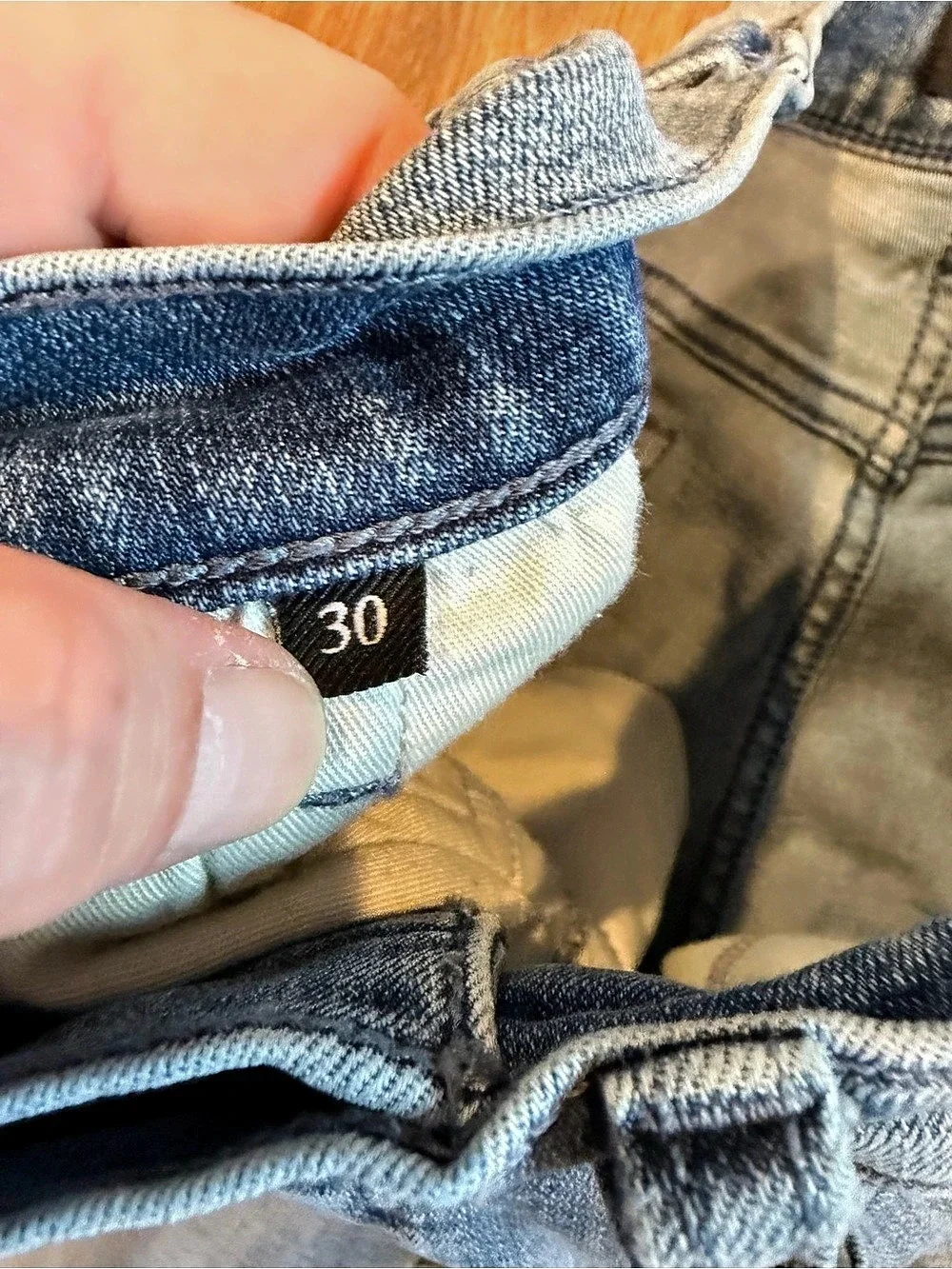 7 for all mankind Jeans Straight Leg Jeans Blue Waist 30